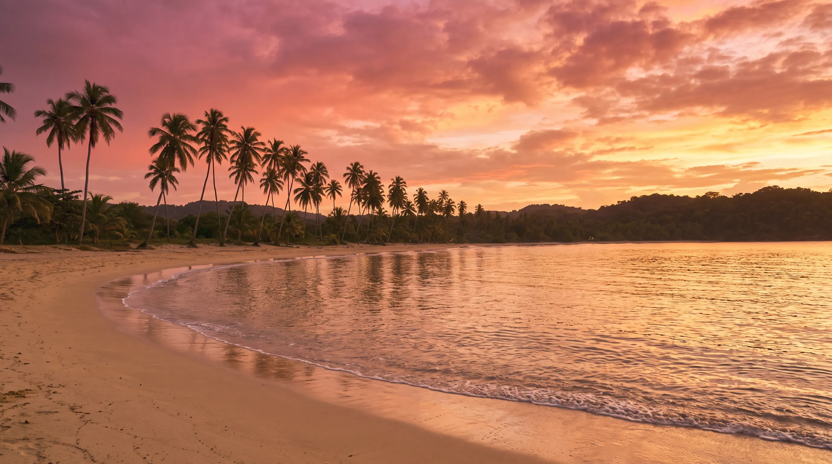 Atardecer en la playa